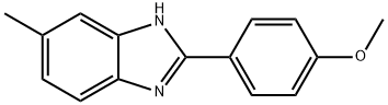 2-(4-METHOXYPHENYL)-5-METHYL-1H-BENZO[D]IMIDAZOLE Structure