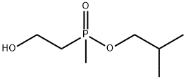 2-ヒドロキシエチル(メチル)ホスフィン酸2-メチルプロピル 化学構造式