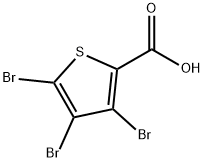 3,4,5-三溴-2-噻吩甲酸,53317-05-8,结构式