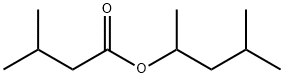 Butanoic acid, 3-Methyl-, 1,3-diMethylbutyl ester Struktur