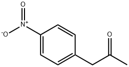 1-(4-ニトロフェニル)プロパン-2-オン 化学構造式