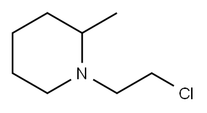 1-(2-chloroethyl)-2-methylpiperidine Structure