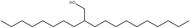 2-辛基十二醇,5333-42-6,结构式