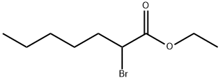 2-ブロモヘプタン酸エチル 化学構造式