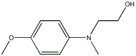 2-[(4-methoxyphenyl)methylamino]ethanol Struktur