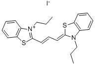 3,3'-DIPROPYLTHIACARBOCYANINE IODIDE 化学構造式