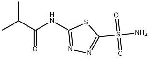 N-[5-(Aminosulfonyl)-1,3,4-thiadiazol-2-yl]-2-methylpropanamide Struktur
