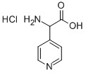 ALPHA-氨基-4-吡啶乙酸,53339-65-4,结构式