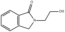 2,3-dihydro-2-(2-hydroxyethyl)-1H-Isoindol-1-one Structure