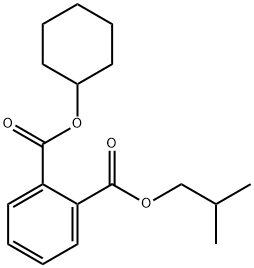 Phthalic acid 1-cyclohexyl 2-isobutyl ester Structure