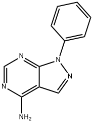 4-氨基-1-苯基吡唑[3,4-D]嘧啶,5334-30-5,结构式