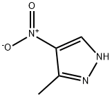 3-メチル-4-ニトロ-1H-ピラゾール 化学構造式