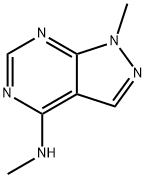 N,1-DiMethyl-1H-pyrazolo[3,4-d]pyriMidin-4-aMine Structure