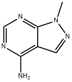 1-甲基-4-氨基-1H-吡唑并[3,4-D]嘧啶 结构式