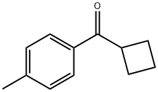 シクロブチル4-メチルフェニルケトン 化学構造式
