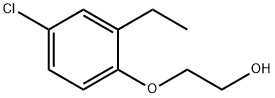 2-(4-Chloro-2-ethylphenoxy)ethanol Struktur