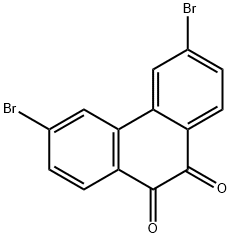 3,6-Dibromo-phenanthrenequinone Struktur