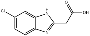 (5-氯-1H-苯并咪唑-2-基)乙酸,53350-32-6,结构式