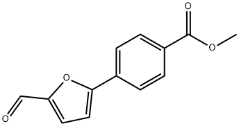 4-(5-FORMYL-FURAN-2-YL)-BENZOIC ACID METHYL ESTER Structure