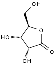 D(+)-Ribonic acid gamma-lactone Struktur