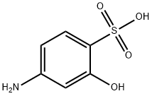 4-Amino-2-hydroxybenzenesulfonic acid,5336-26-5,结构式