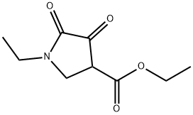 ETHYL 1-ETHYL-4,5-DIOXOPYRROLIDINE-3-CARBOXYLATE, 97 Structure