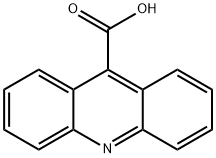 9-アクリジンカルボン酸 水和物 化学構造式