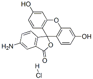 Fluoresceinamine Hydrochloride Isomer 1 Structure