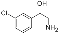 (1R)-2-氨基-1-(3-氯苯基)乙醇, 53360-89-7, 结构式