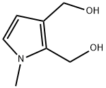 2,3-bis(hydroxymethyl)-1-methylpyrrole Structure