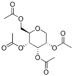 2-O,3-O,4-O,6-O-テトラアセチル-1,5-アンヒドロ-D-ribo-ヘキシトール 化学構造式
