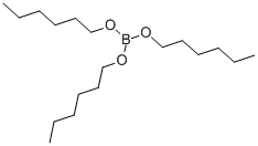 硼酸三正己酯,5337-36-0,结构式