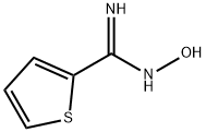 N'-ヒドロキシ-2-チオフェンカルボイミドアミド 化学構造式