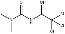 1,1-dimethyl-3-(2,2,2-trichloro-1-hydroxy-ethyl)urea 结构式