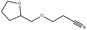 3-(tetrahydrofuran-2-ylmethoxy)propanenitrile Struktur