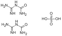 硫酸グアニル尿素 化学構造式