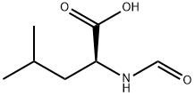 rac-(2R*)-2-(ホルミルアミノ)-4-メチルペンタン酸 化学構造式