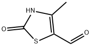 5-Thiazolecarboxaldehyde, 2,3-dihydro-4-methyl-2-oxo- (9CI) 结构式