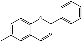 5-METHYL-2-(PHENYLMETHOXY)BENZALDEHYDE Structure
