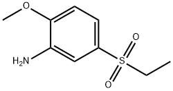 5-乙基磺酰基-邻甲氧基苯胺, 5339-62-8, 结构式