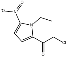 Ethanone, 2-chloro-1-(1-ethyl-5-nitro-1H-pyrrol-2-yl)- (9CI) Struktur