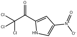 2,2,2-TRICHLORO-1-(4-NITRO-1H-PYRROL-2-YL)-ETHANONE 化学構造式