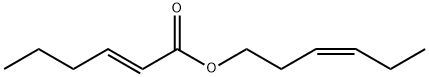 (E)-2-ヘキセン酸(Z)-3-ヘキセニル 化学構造式