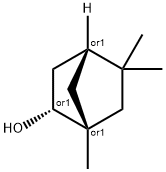 endo-1,5,5-trimethylbicyclo[2.2.1]heptan-2-ol Struktur