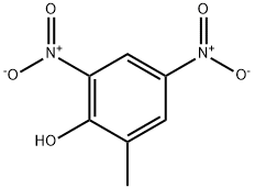 4,6-ジニトロ-o-クレゾール (約20% 水湿潤品) 化学構造式