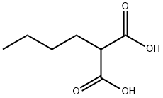 1,1-ペンタンジカルボン酸 化学構造式