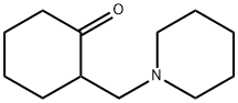 2-(ピペリジノメチル)シクロヘキサノン 化学構造式