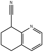5,6,7,8-Tetrahydro-quinoline-8-carbonitrile 结构式