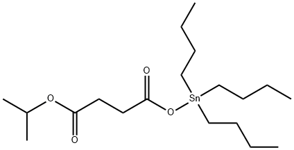 こはく酸1-イソプロピル4-(トリブチルスタンニル) 化学構造式