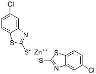5-Chloro-2-mercaptobenzothiazole, zinc salt Structure